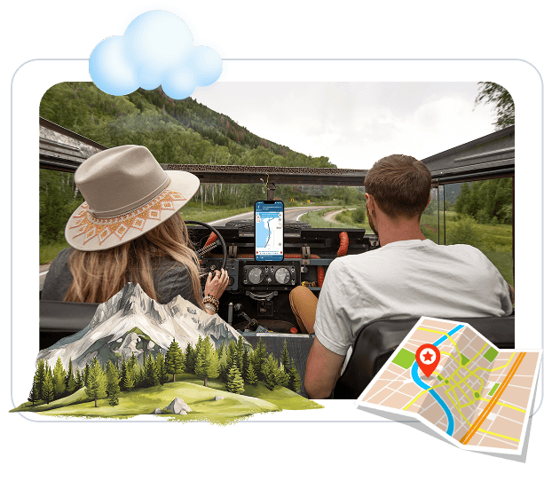 Follow the route — self-guided audio driving tour step for NSW & Australia road trips